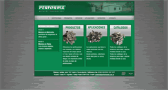 Desktop Screenshot of performaweb.com.ar