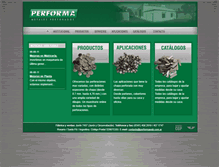 Tablet Screenshot of performaweb.com.ar